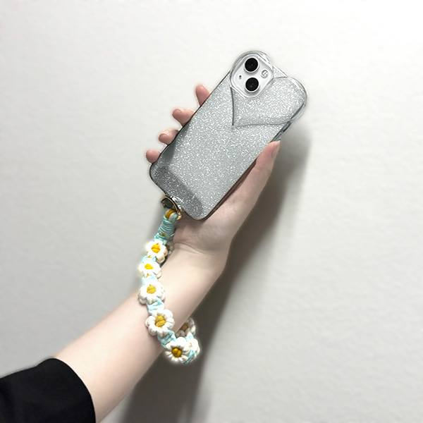 デイジーフラワー スマホハンドストラップ サムネイル3