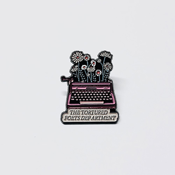 Blooming Typewriter ピンバッジ